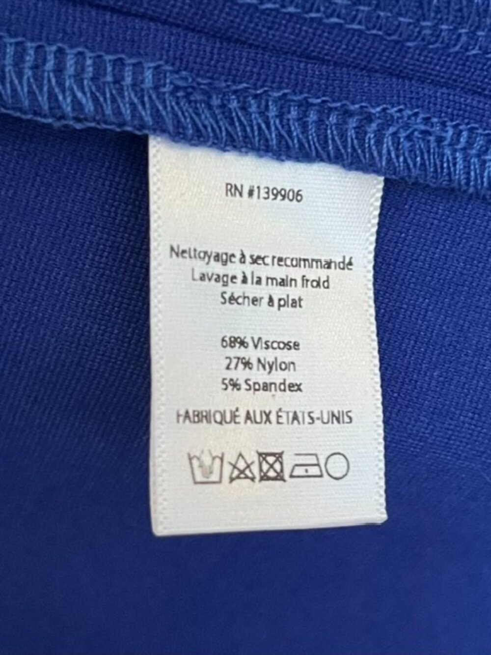 NWT Ripley Rader Oversized Ponte Blazer in Cobalt Blue | Size Large - Picture 7 of 7